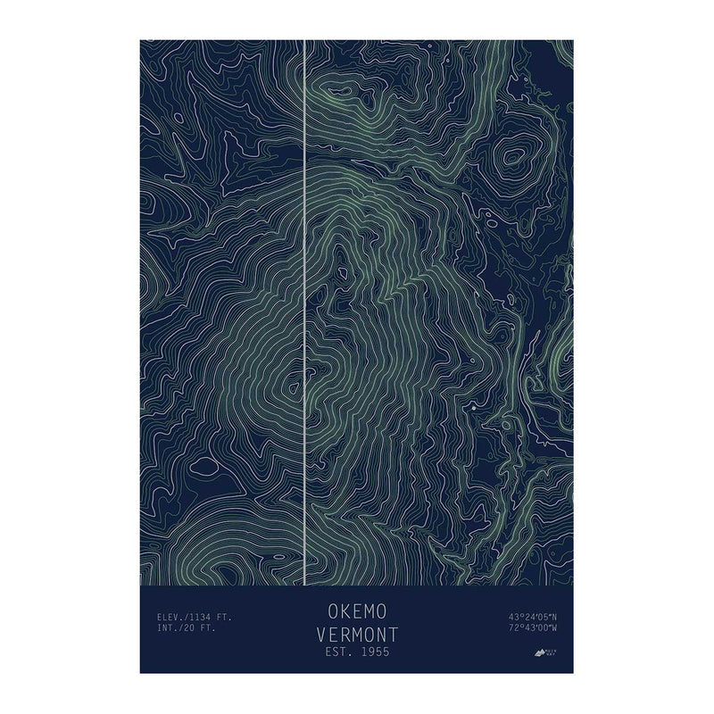 Okemo, Vermont - Muir Way - TOPO Series