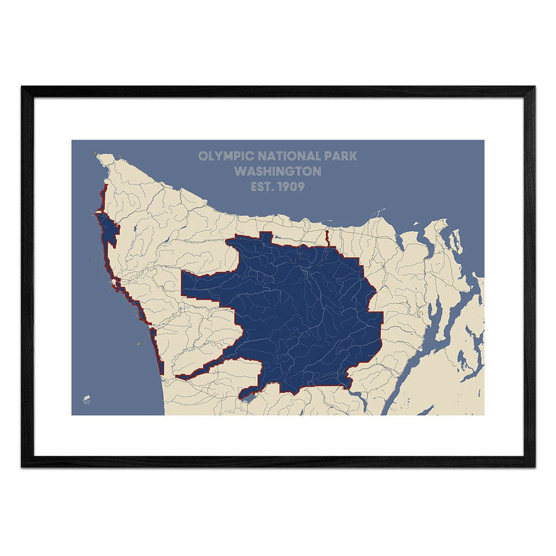 Olympic National Park Map - Muir Way - National Park
