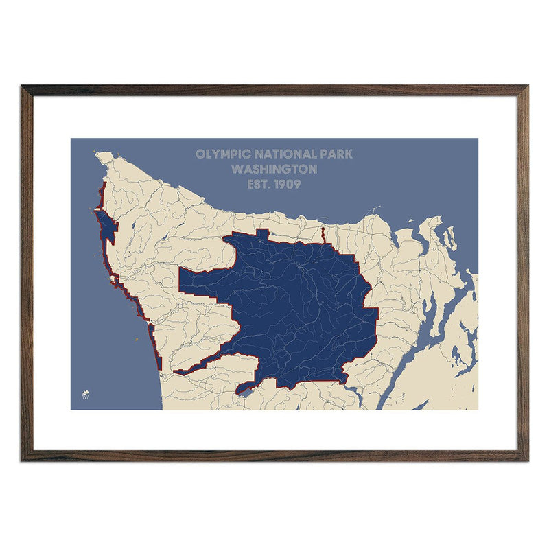 Olympic National Park Map - Muir Way - National Park