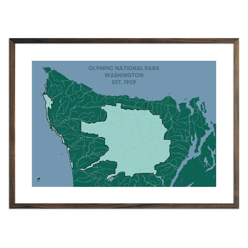 Olympic National Park Map - Muir Way - National Park