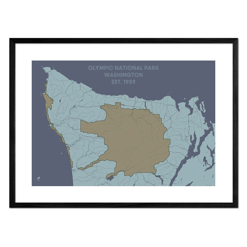 Olympic National Park Map - Muir Way - National Park