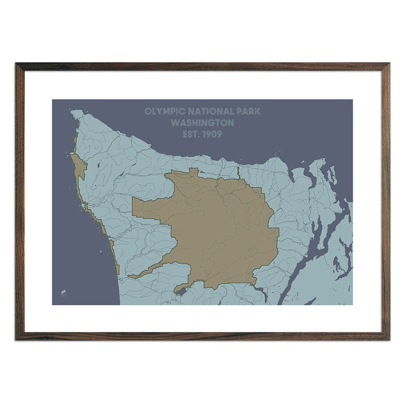 Olympic National Park Map - Muir Way - National Park