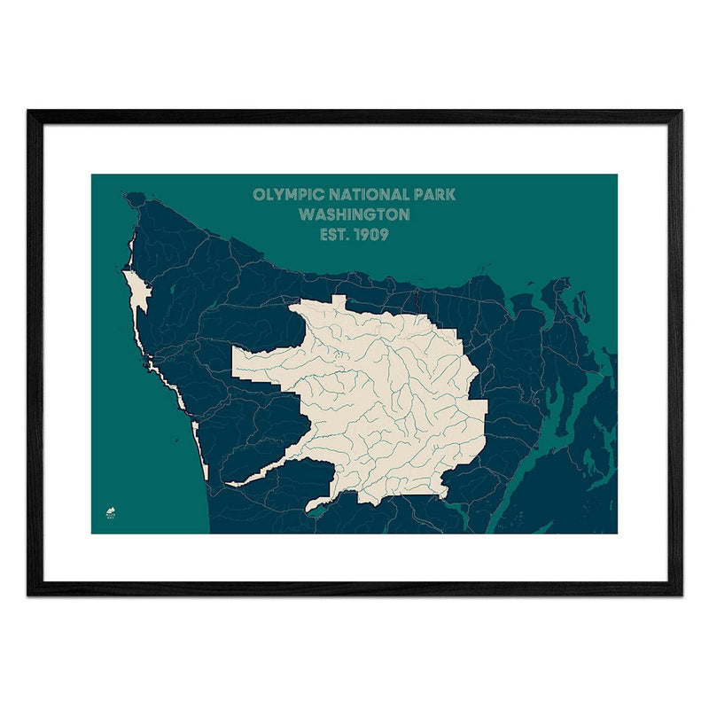 Olympic National Park Map - Muir Way - National Park