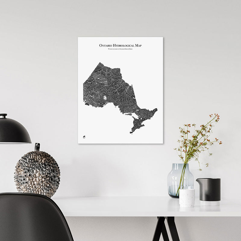 Ontario Hydrological Map - Muir Way - Hydrology