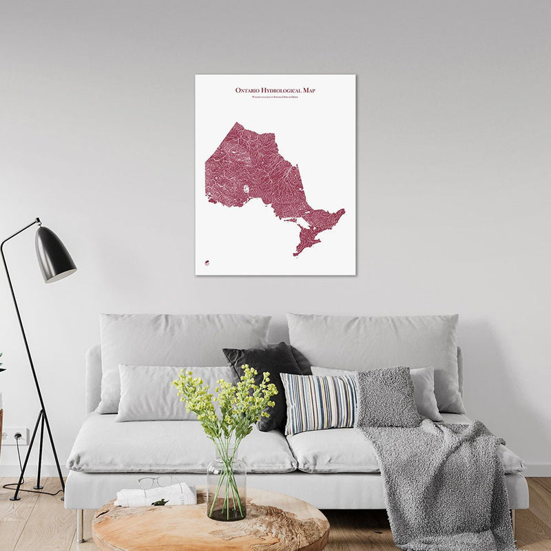 Ontario Hydrological Map - Muir Way - Hydrology