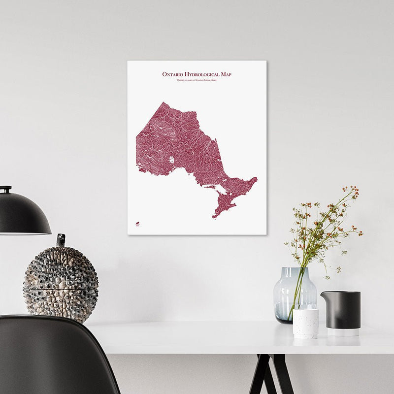 Ontario Hydrological Map - Muir Way - Hydrology