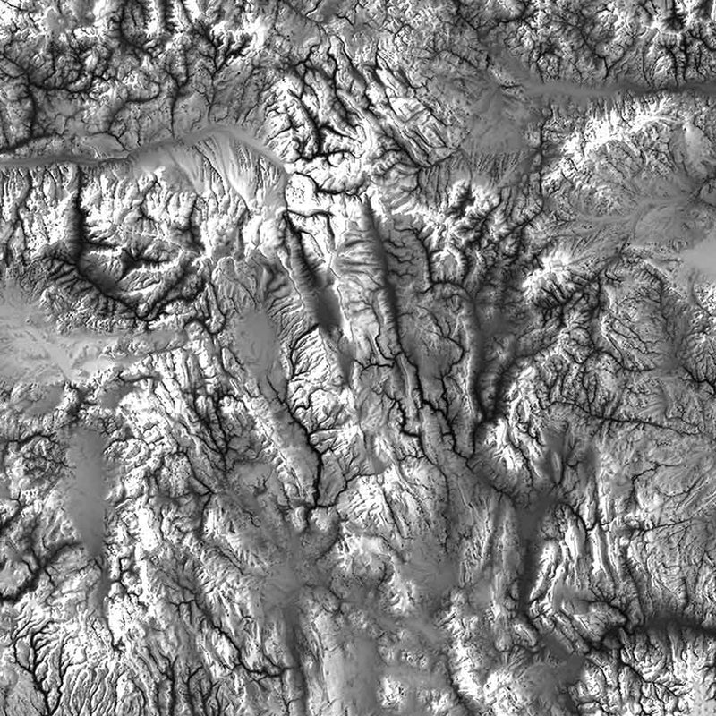 Oregon Elevation Map - Muir Way - Elevation