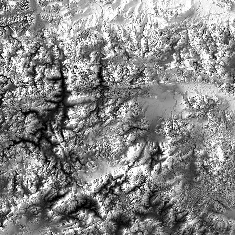 Puerto Rico Elevation Map - Muir Way - Elevation
