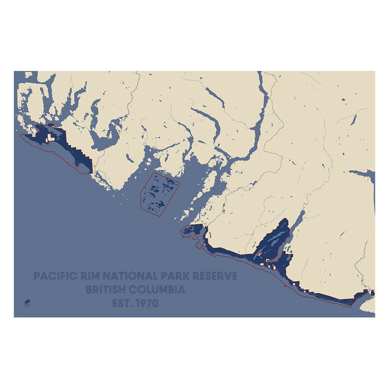 Pacific Rim National Park Reserve Map - Muir Way - National Park