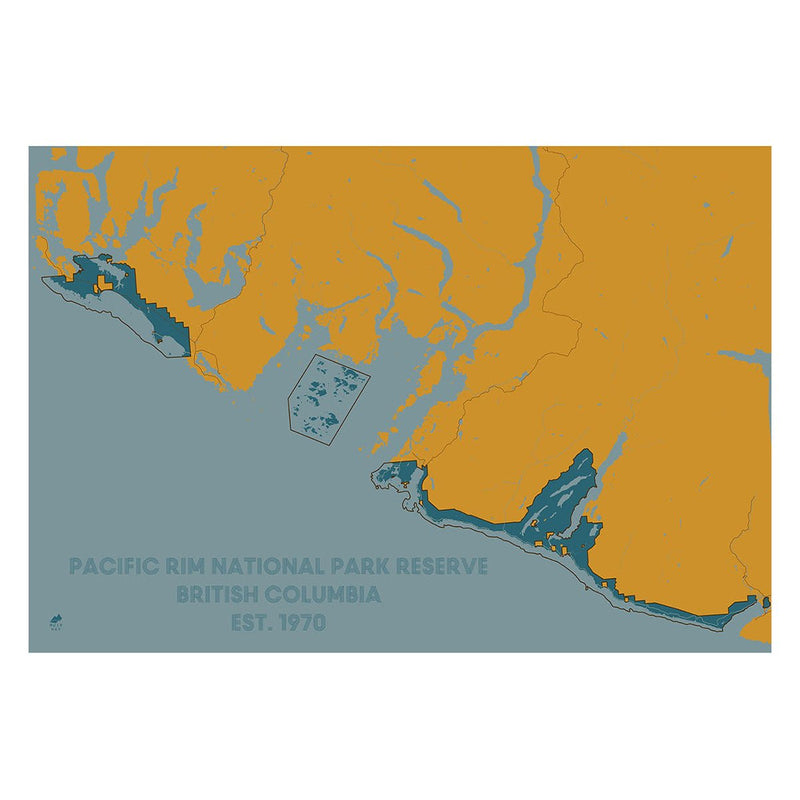 Pacific Rim National Park Reserve Map - Muir Way - National Park