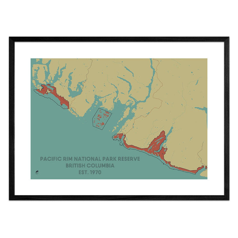Pacific Rim National Park Reserve Map - Muir Way - National Park