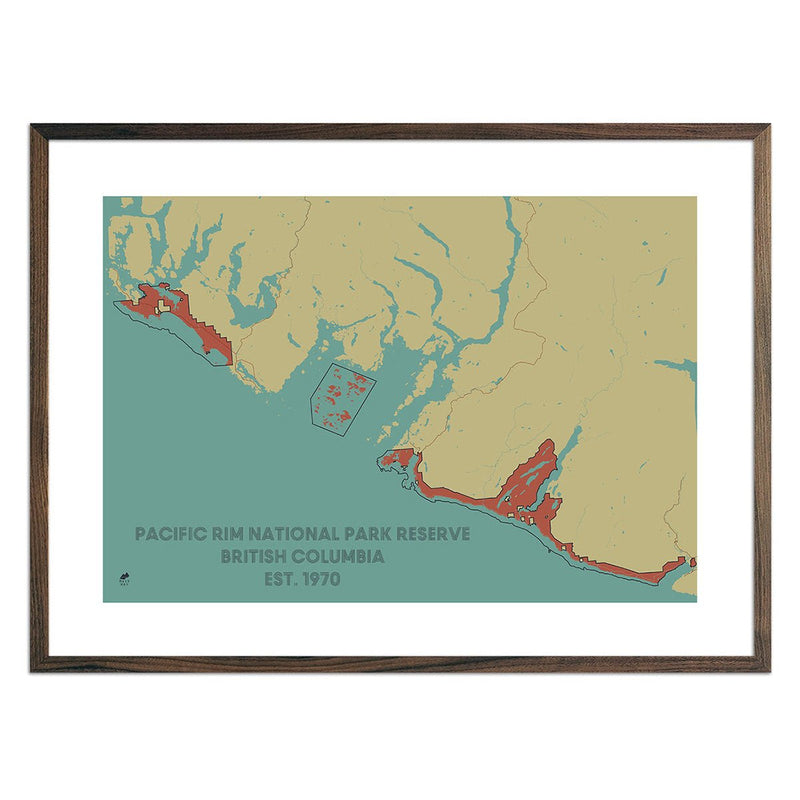 Pacific Rim National Park Reserve Map - Muir Way - National Park