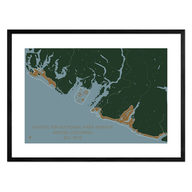 Pacific Rim National Park Reserve Map - Muir Way - National Park
