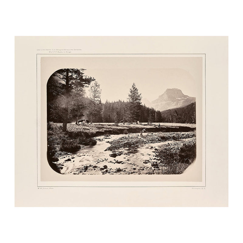 Palace Butte Park, Yellowstone 1873 - Muir Way - Photograph