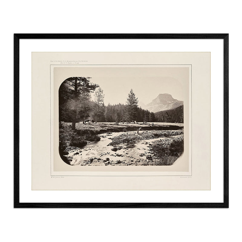 Palace Butte Park, Yellowstone 1873 - Muir Way - Photograph