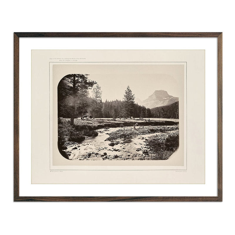 Palace Butte Park, Yellowstone 1873 - Muir Way - Photograph