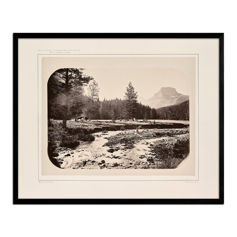Palace Butte Park, Yellowstone 1873 - Muir Way - Photograph