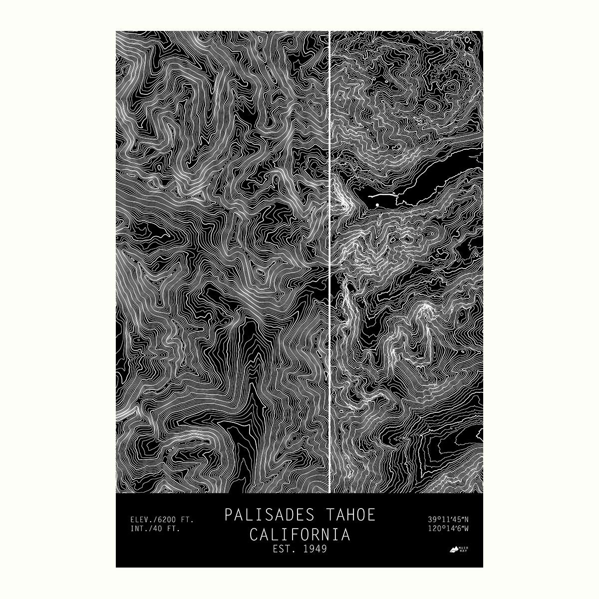 Palisades Tahoe, California - Muir Way - TOPO Series