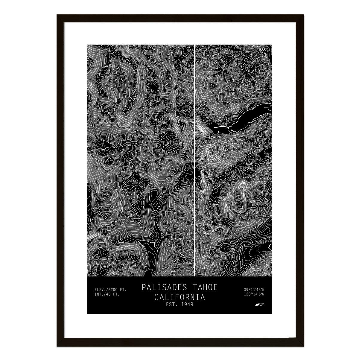 Palisades Tahoe, California - Muir Way - TOPO Series