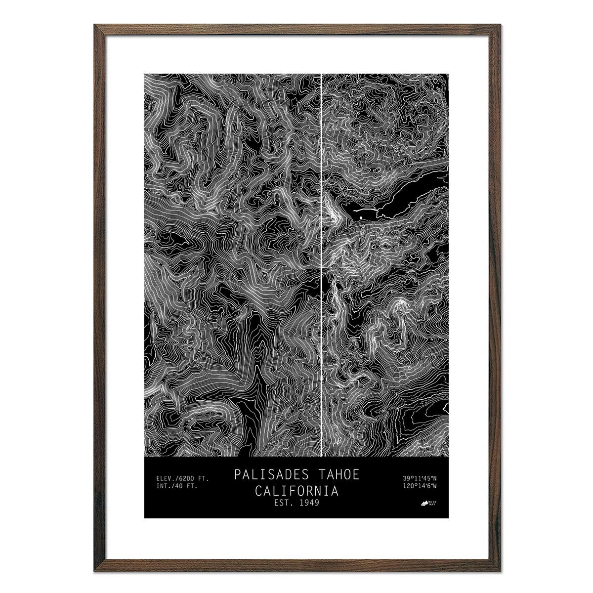Palisades Tahoe, California - Muir Way - TOPO Series