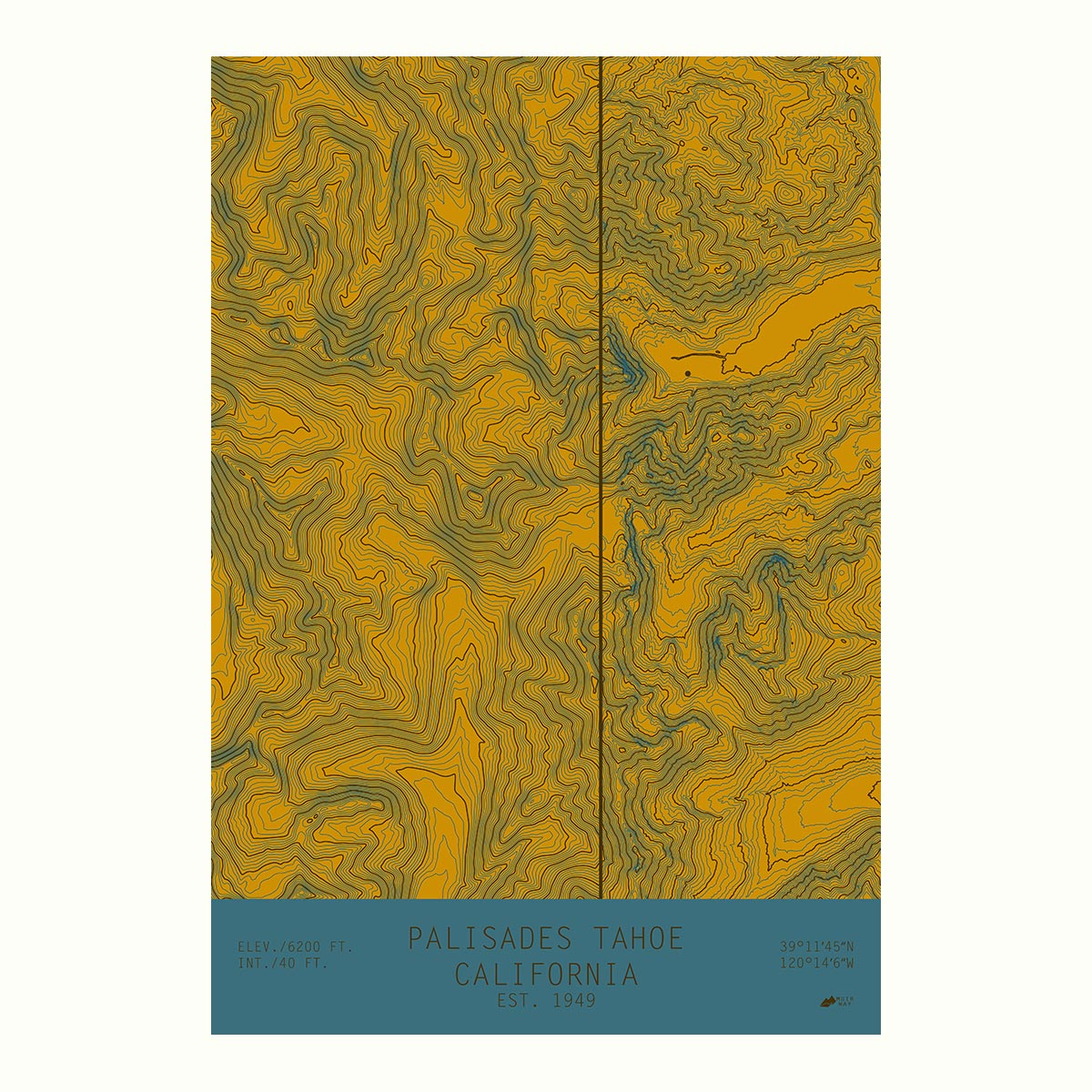 Palisades Tahoe, California - Muir Way - TOPO Series