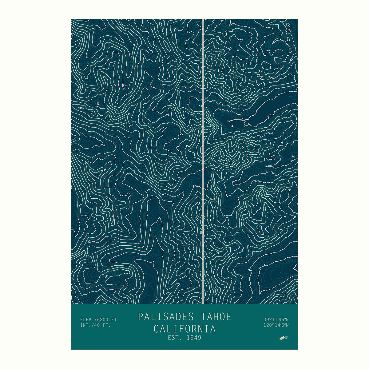 Palisades Tahoe, California - Muir Way - TOPO Series