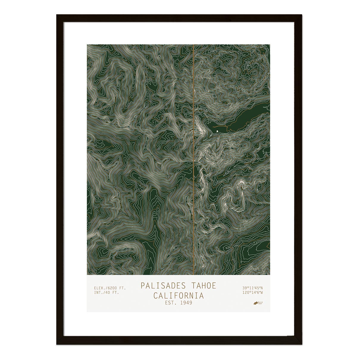 Palisades Tahoe, California - Muir Way - TOPO Series