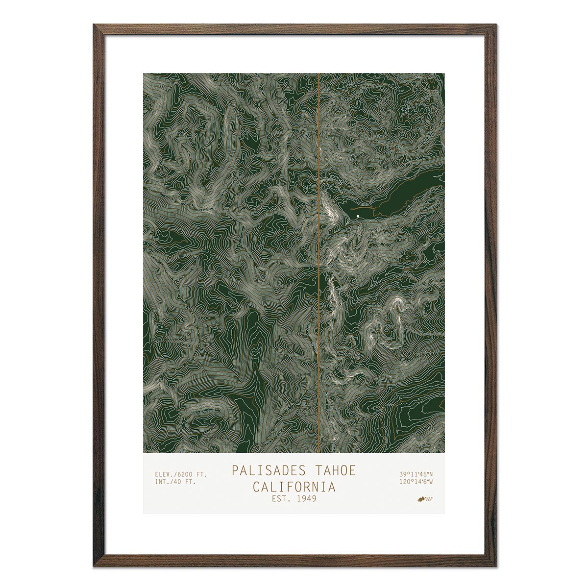 Palisades Tahoe, California - Muir Way - TOPO Series