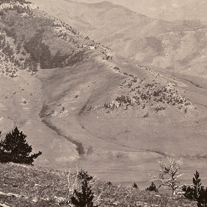 Panoramic View of Yellowstone Valley No. 1, Yellowstone 1873 - Muir Way - Photograph