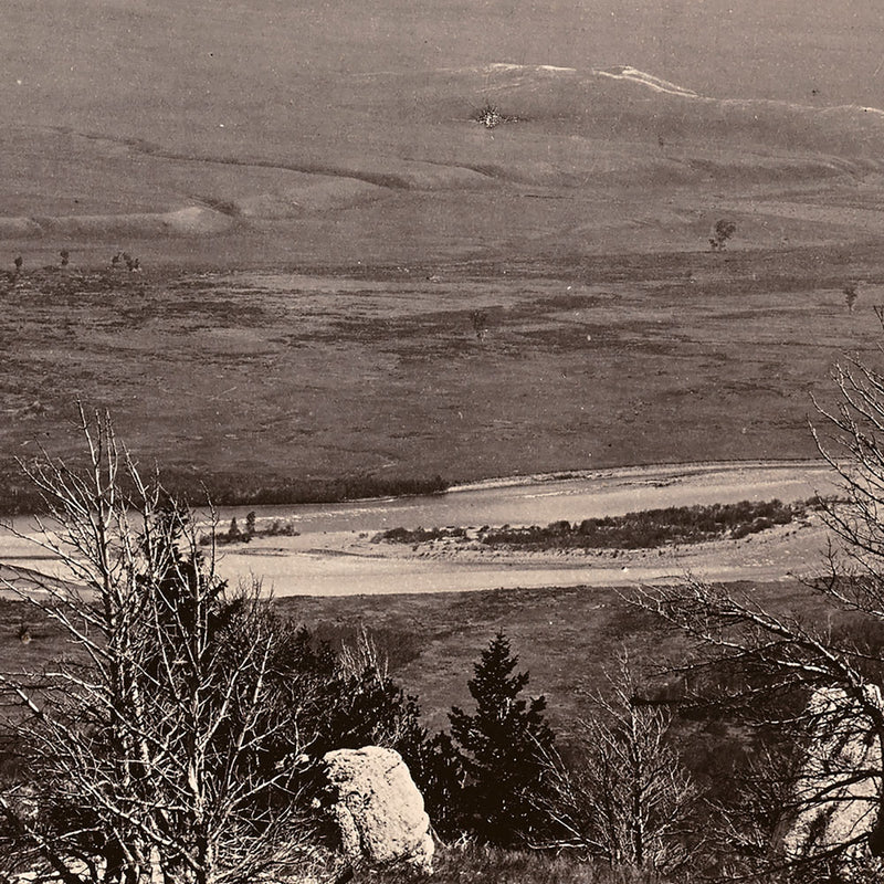 Panoramic View of Yellowstone Valley No. 2, Yellowstone 1873 - Muir Way - Photograph