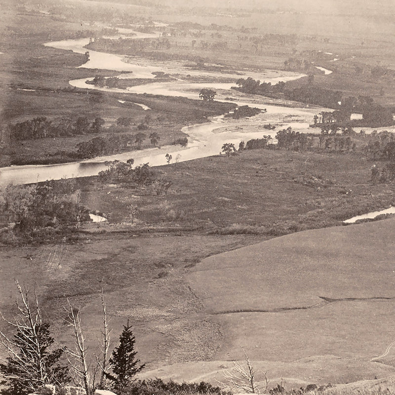 Panoramic View of Yellowstone Valley No. 3, Yellowstone 1873 - Muir Way - Photograph