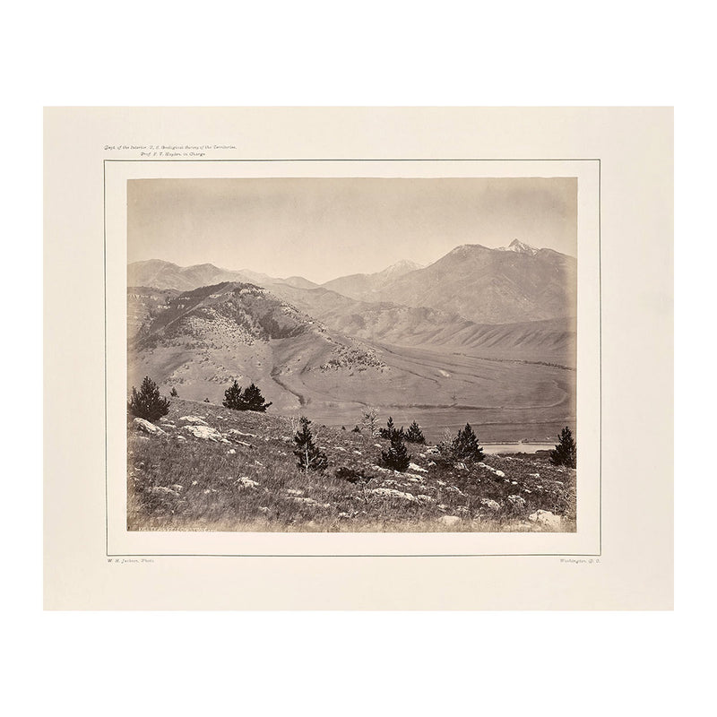 Panoramic View of Yellowstone Valley No. 1, Yellowstone 1873 - Muir Way - Photograph