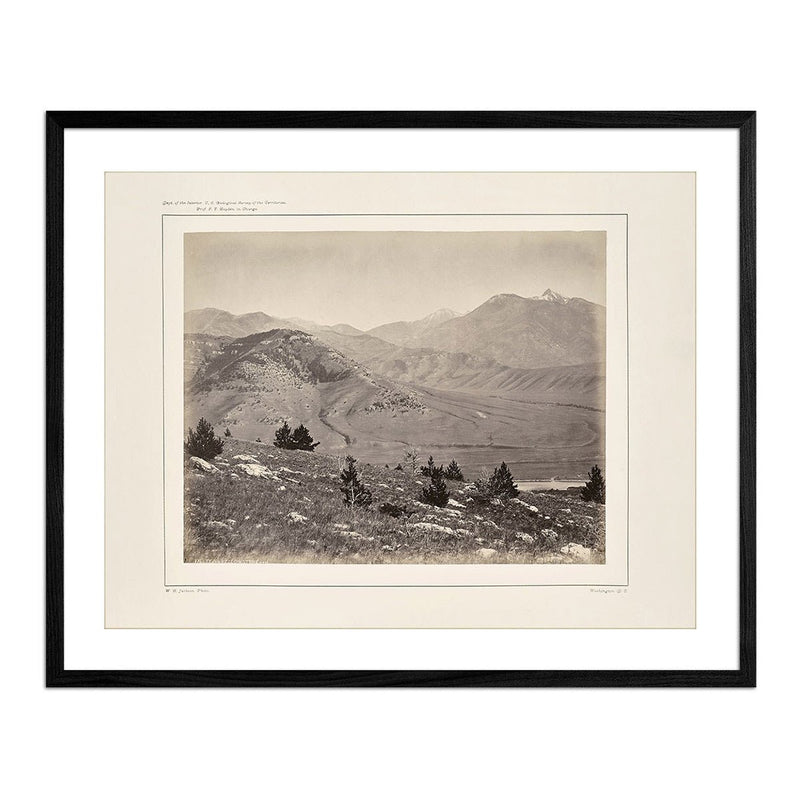 Panoramic View of Yellowstone Valley No. 1, Yellowstone 1873 - Muir Way - Photograph