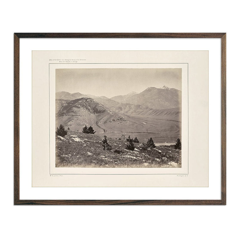 Panoramic View of Yellowstone Valley No. 1, Yellowstone 1873 - Muir Way - Photograph