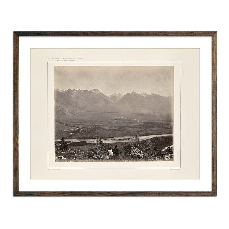 Panoramic View of Yellowstone Valley No. 2, Yellowstone 1873 - Muir Way - Photograph