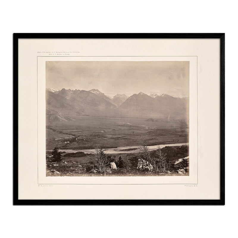 Panoramic View of Yellowstone Valley No. 2, Yellowstone 1873 - Muir Way - Photograph