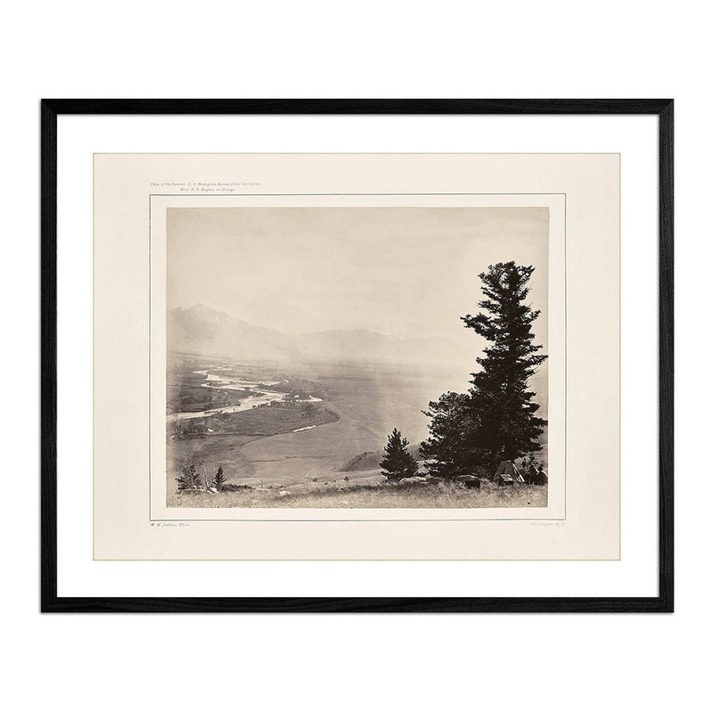 Panoramic View of Yellowstone Valley No. 3, Yellowstone 1873 - Muir Way - Photograph