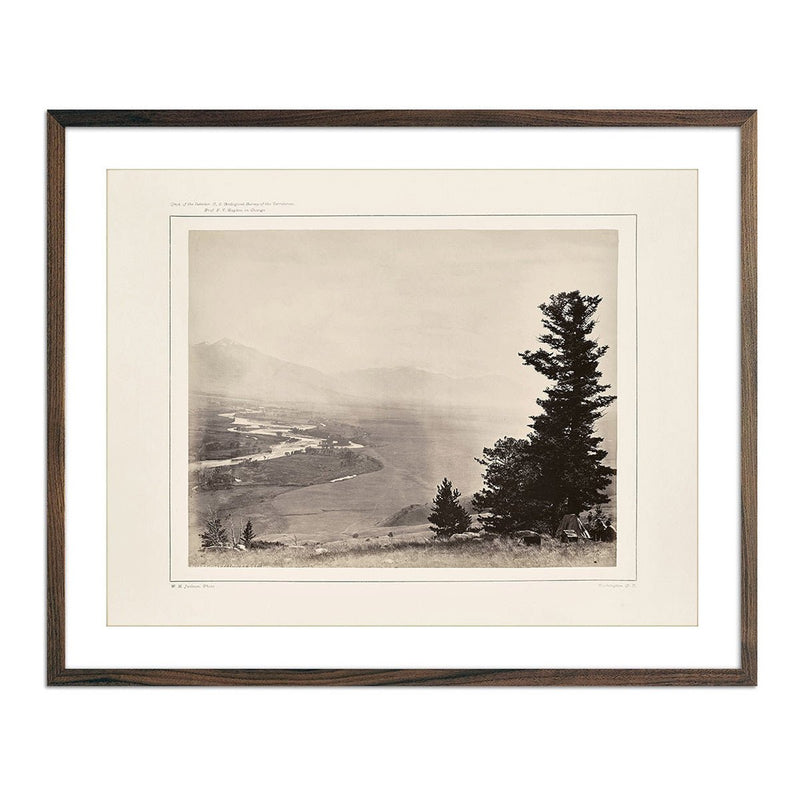 Panoramic View of Yellowstone Valley No. 3, Yellowstone 1873 - Muir Way - Photograph