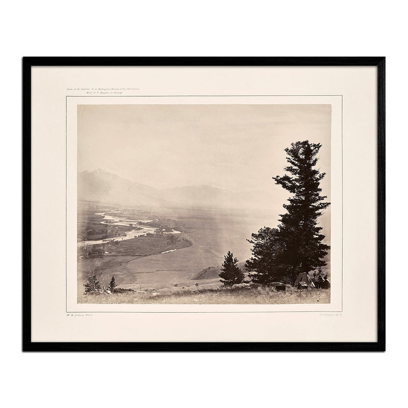 Panoramic View of Yellowstone Valley No. 3, Yellowstone 1873 - Muir Way - Photograph