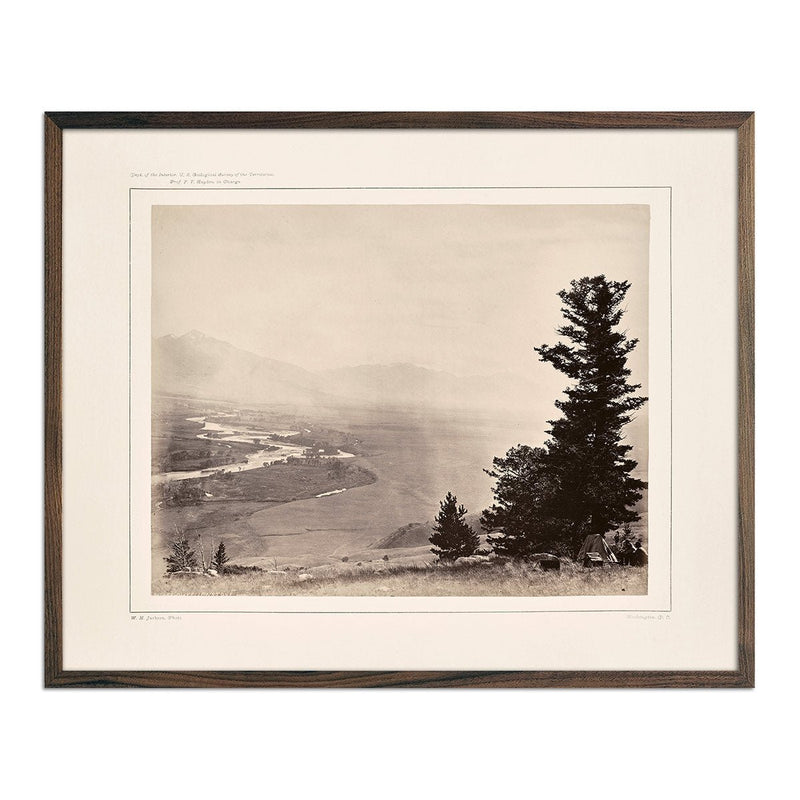 Panoramic View of Yellowstone Valley No. 3, Yellowstone 1873 - Muir Way - Photograph