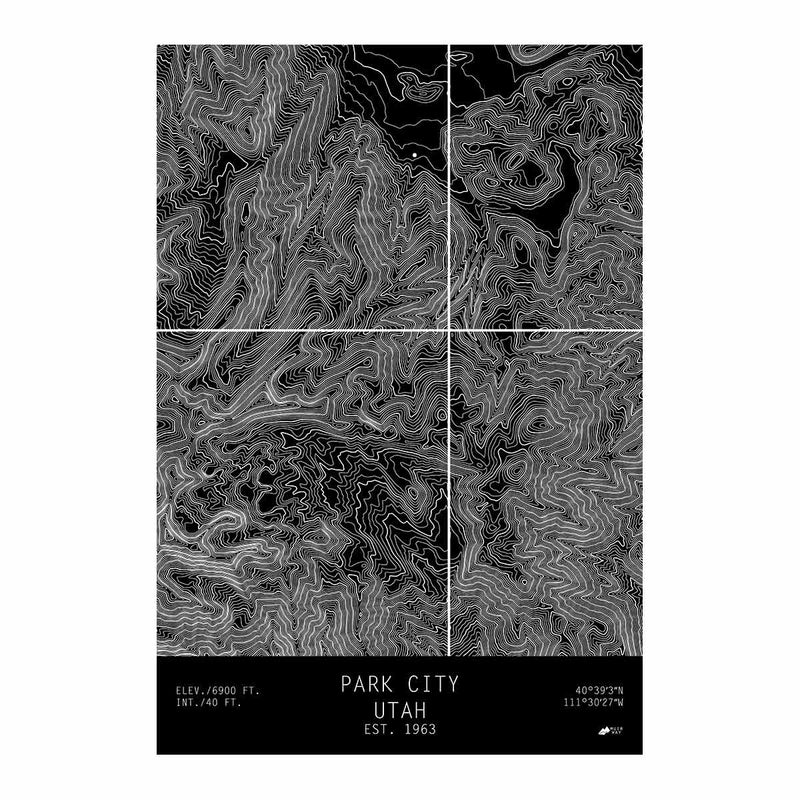Park City, Utah - Muir Way - TOPO Series