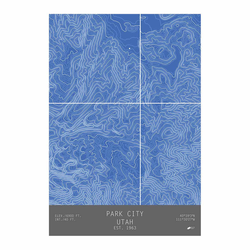 Park City, Utah - Muir Way - TOPO Series