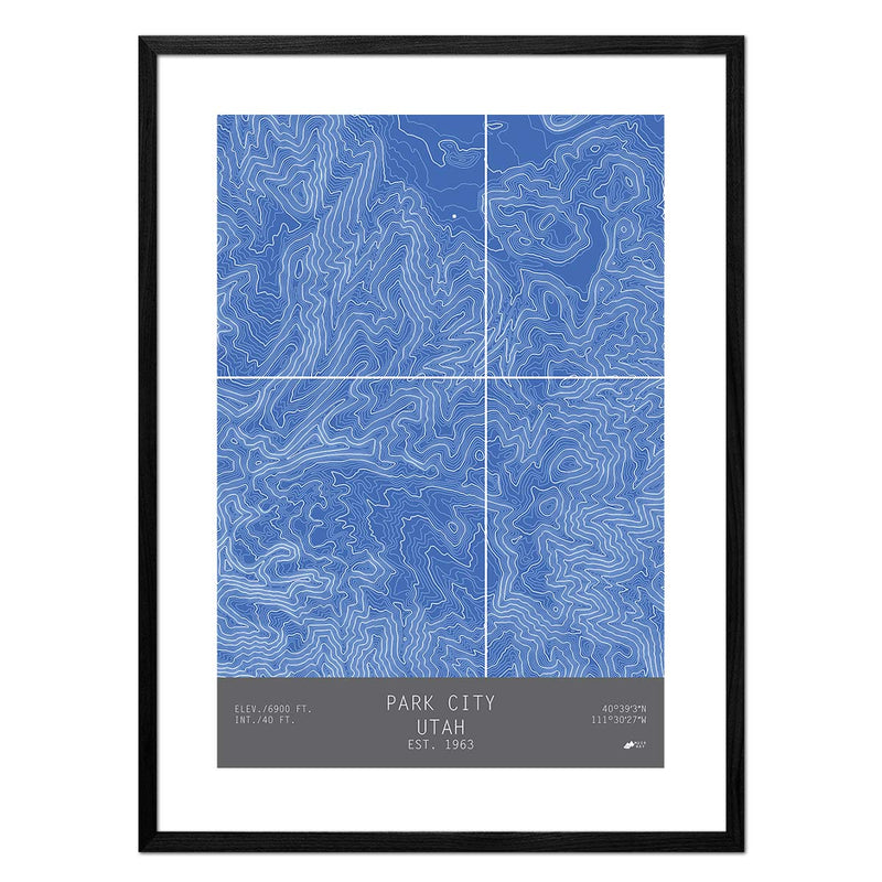 Park City, Utah - Muir Way - TOPO Series