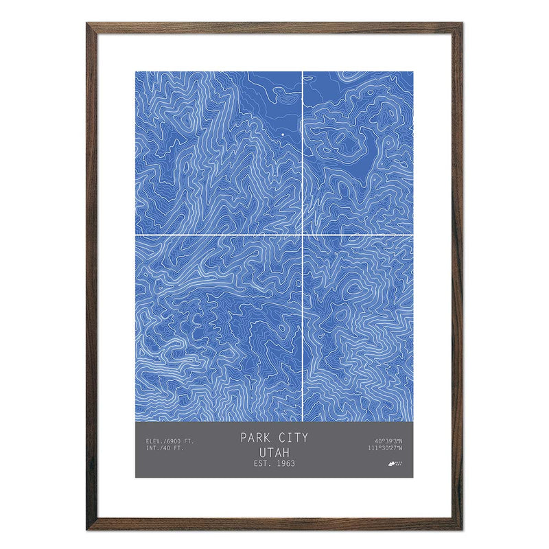 Park City, Utah - Muir Way - TOPO Series