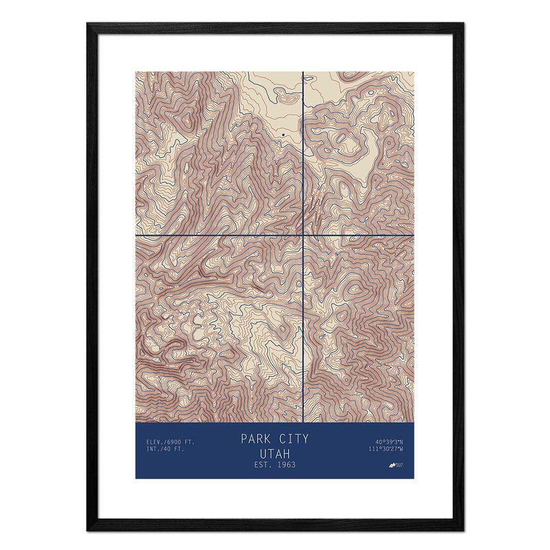 Park City, Utah - Muir Way - TOPO Series