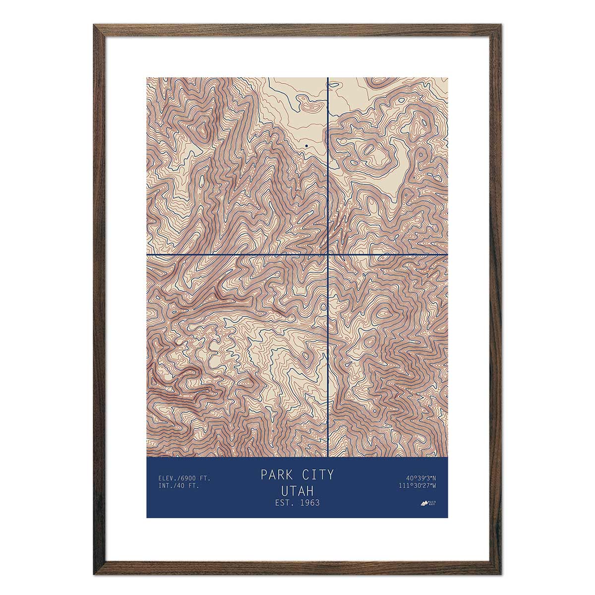 Park City, Utah-TOPO Series Map – Muir Way