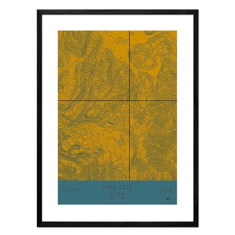 Park City, Utah - Muir Way - TOPO Series