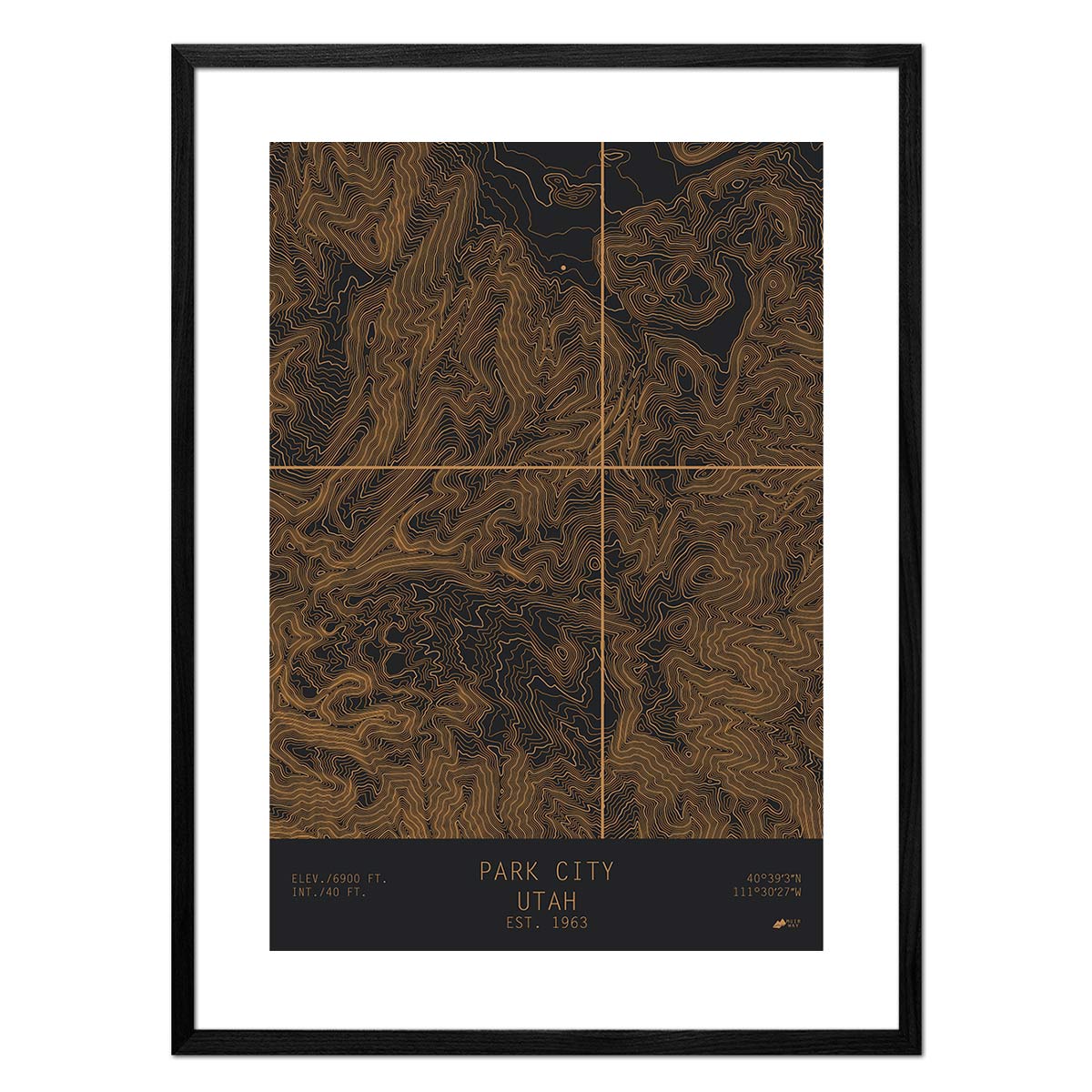 Park City, Utah-TOPO Series Map – Muir Way