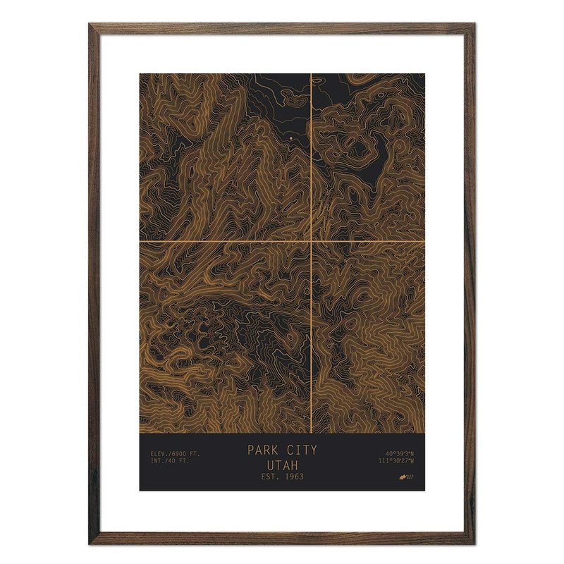 Park City, Utah - Muir Way - TOPO Series