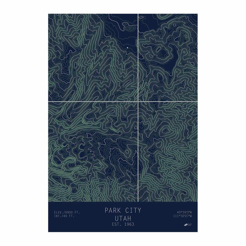 Park City, Utah - Muir Way - TOPO Series